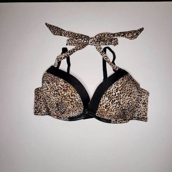 Sexy lingerie,set of bra&underwear leopard size L Never Used - Picture 5 of 6